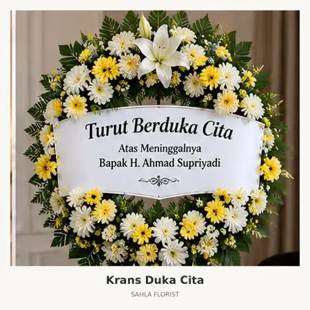 Krans Bunga Duka Tanah Laut